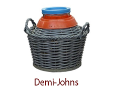 Vinegar Wide-Mouth Demi-Johns