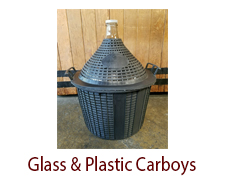 Glass and Plastic Carboys & Demi-Johns